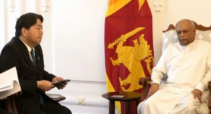 Japan's Foreign Minister on SL's debt